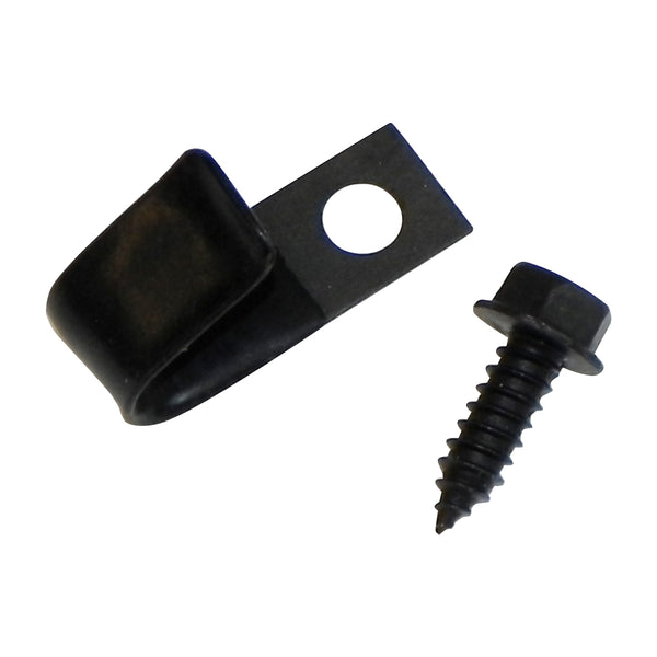 1968-70 Cutlass Tachometer to Firewall Wire Clip and Bolt 2pc