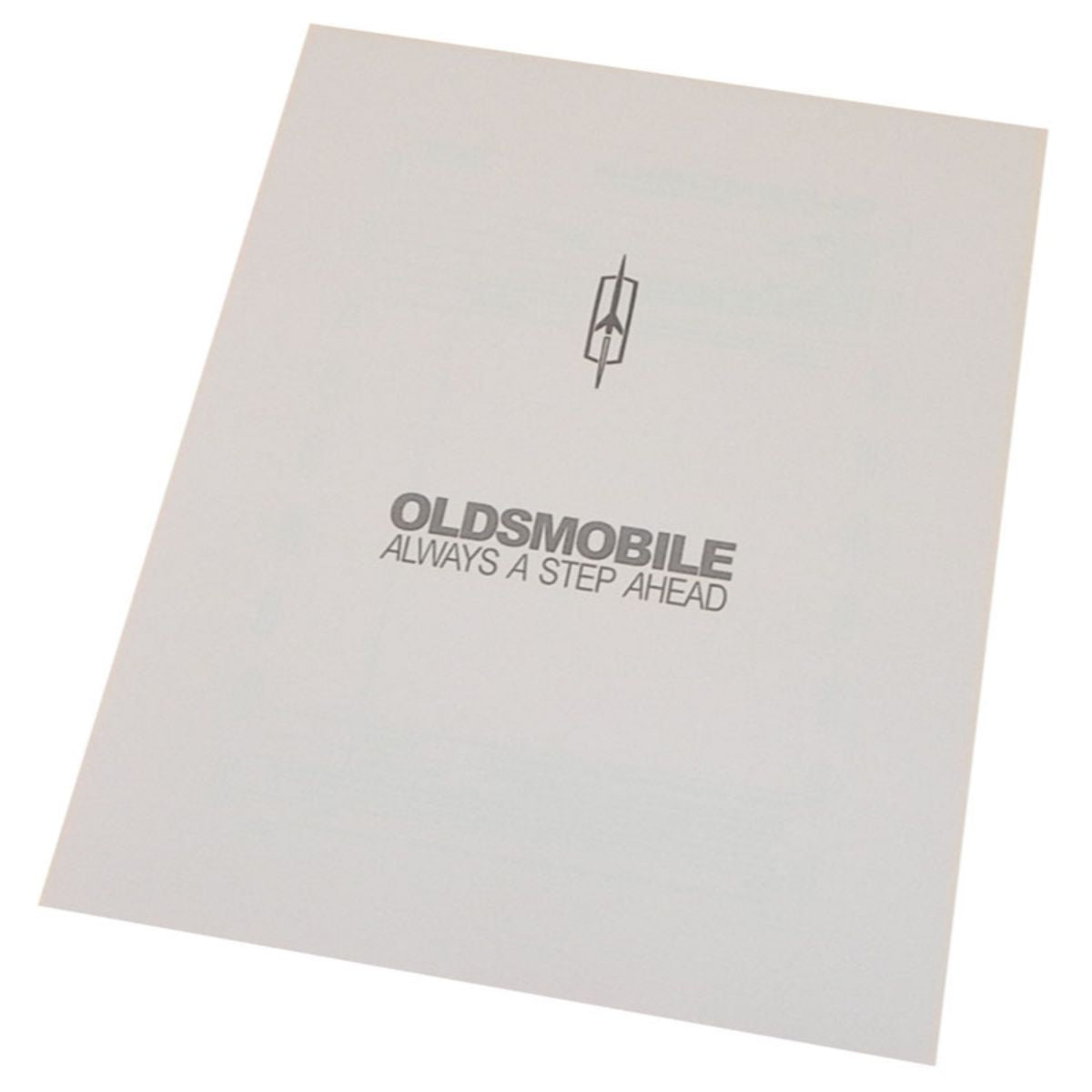 1971-72 Oldsmobile Window Sticker Sheets 2pc