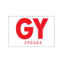1966 Oldsmobile Cutlass "GY 390504" Frame Decal Convertible