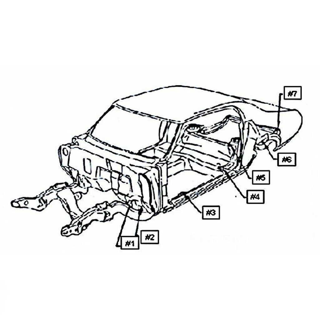 1968-72 GM Body Mount Donut Mounting Cusion, Ea