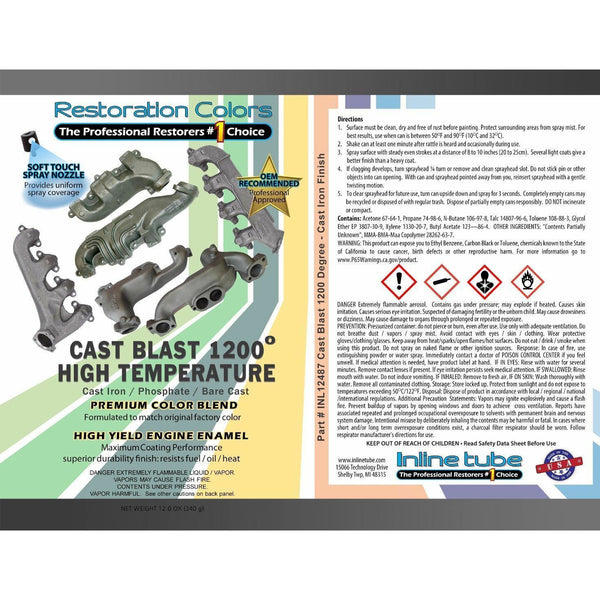 Cast Iron, High Temperature Manifold Paint 1pc