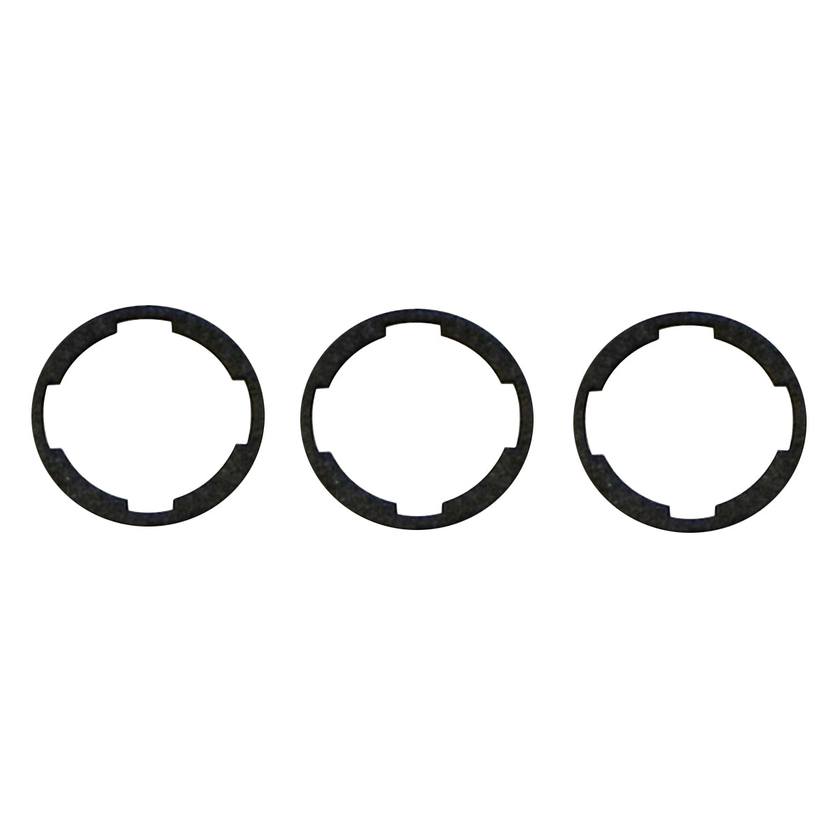1964-72 GM A-body, 67-69 F-body,64-74 X-body Exterior Door & Trunk Lock Gaskets, 3pc