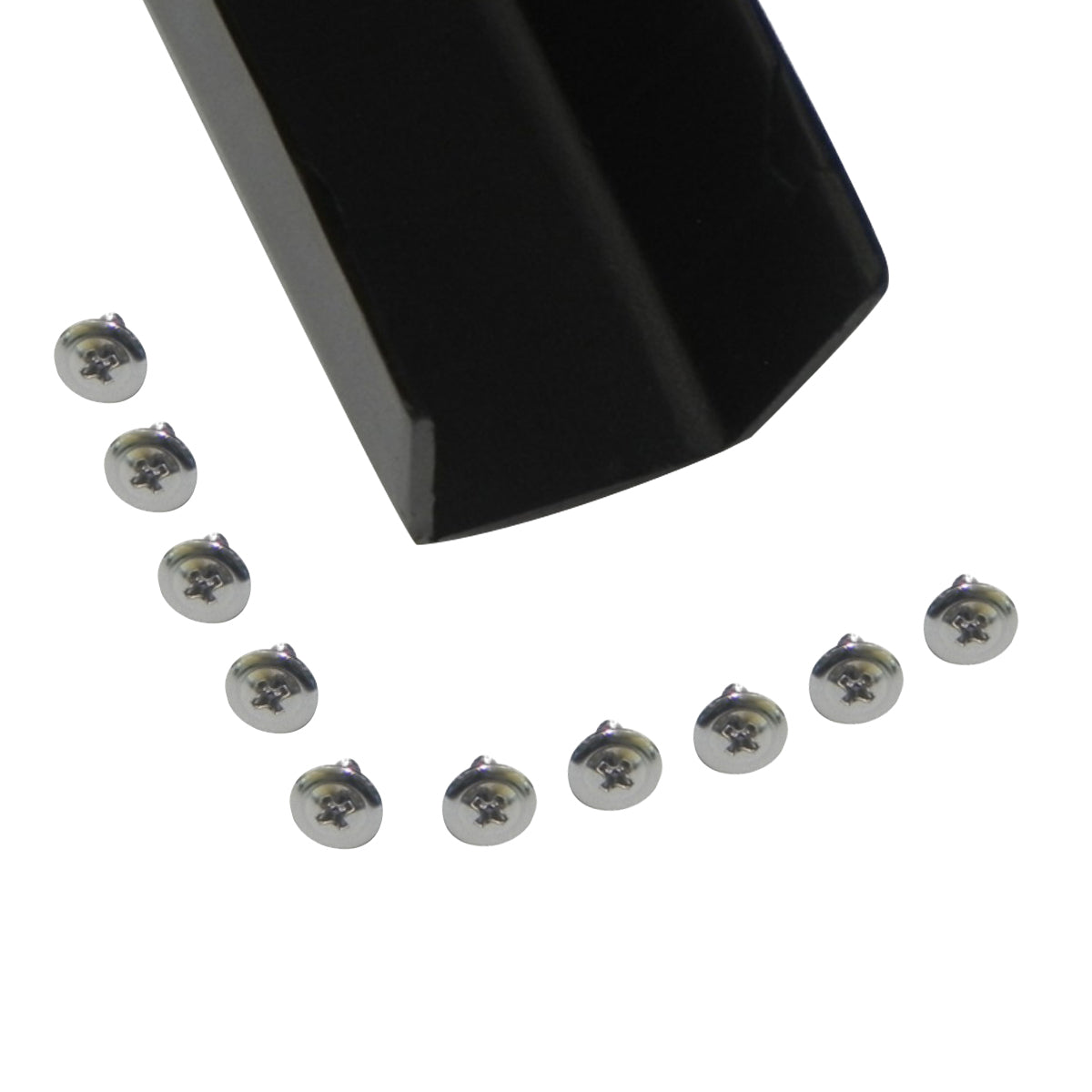 1968-72 GM A-Body Convertible Top Rear Seat Rain Gutter Screws, Chrome 10pc