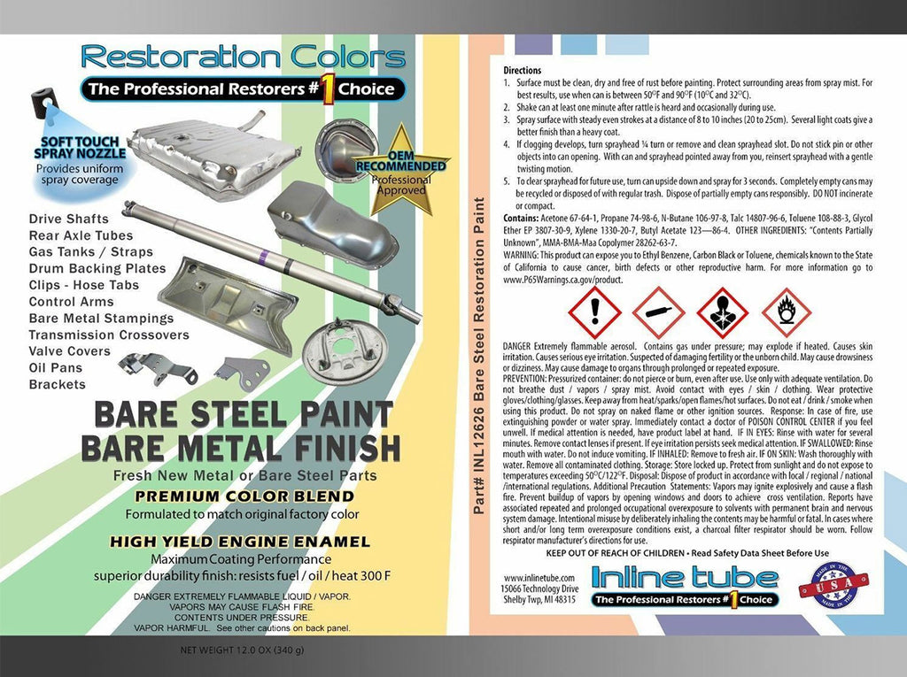 Bare Steel Spray Paint 1pc