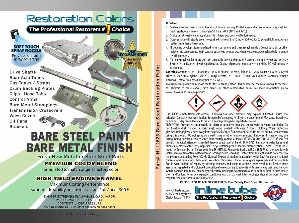 Bare Steel Spray Paint 1pc