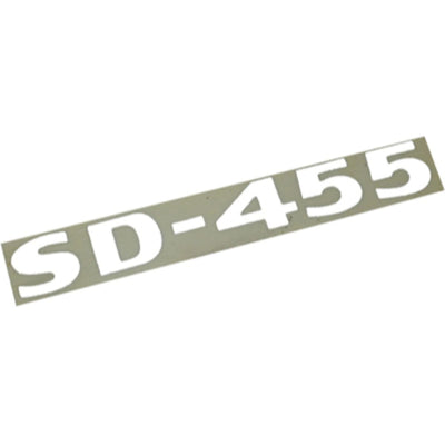 1973-74 Pontiac Firebird 455 Hood Shake Decal Ea - White