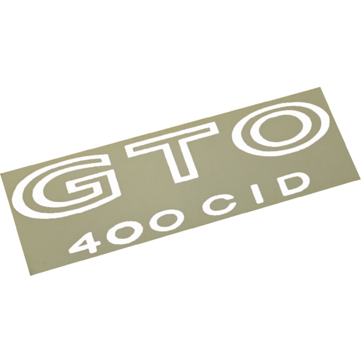 1970-73 Pontiac White "GTO 455 H.O."  Decal 1pc