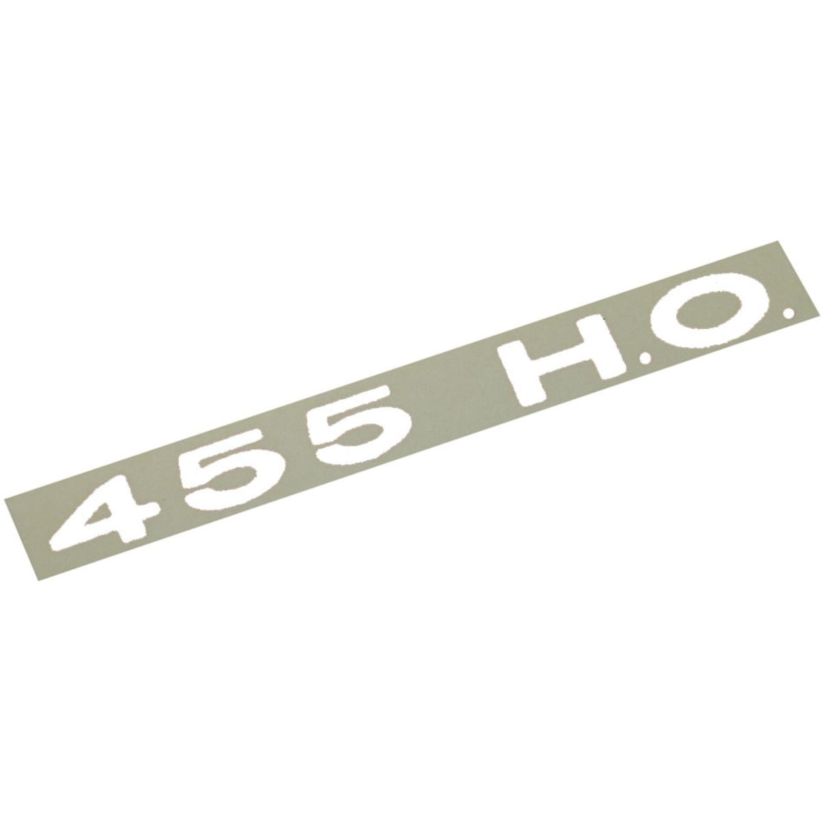 1971 Pontiac GTO 455 HO Spoiler Decal Ea - White