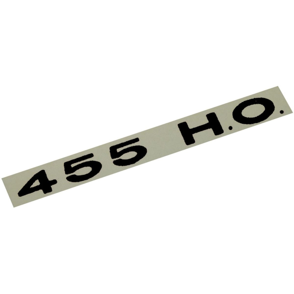 1971 Pontiac GTO 455 HO Spoiler Decal Ea - Black
