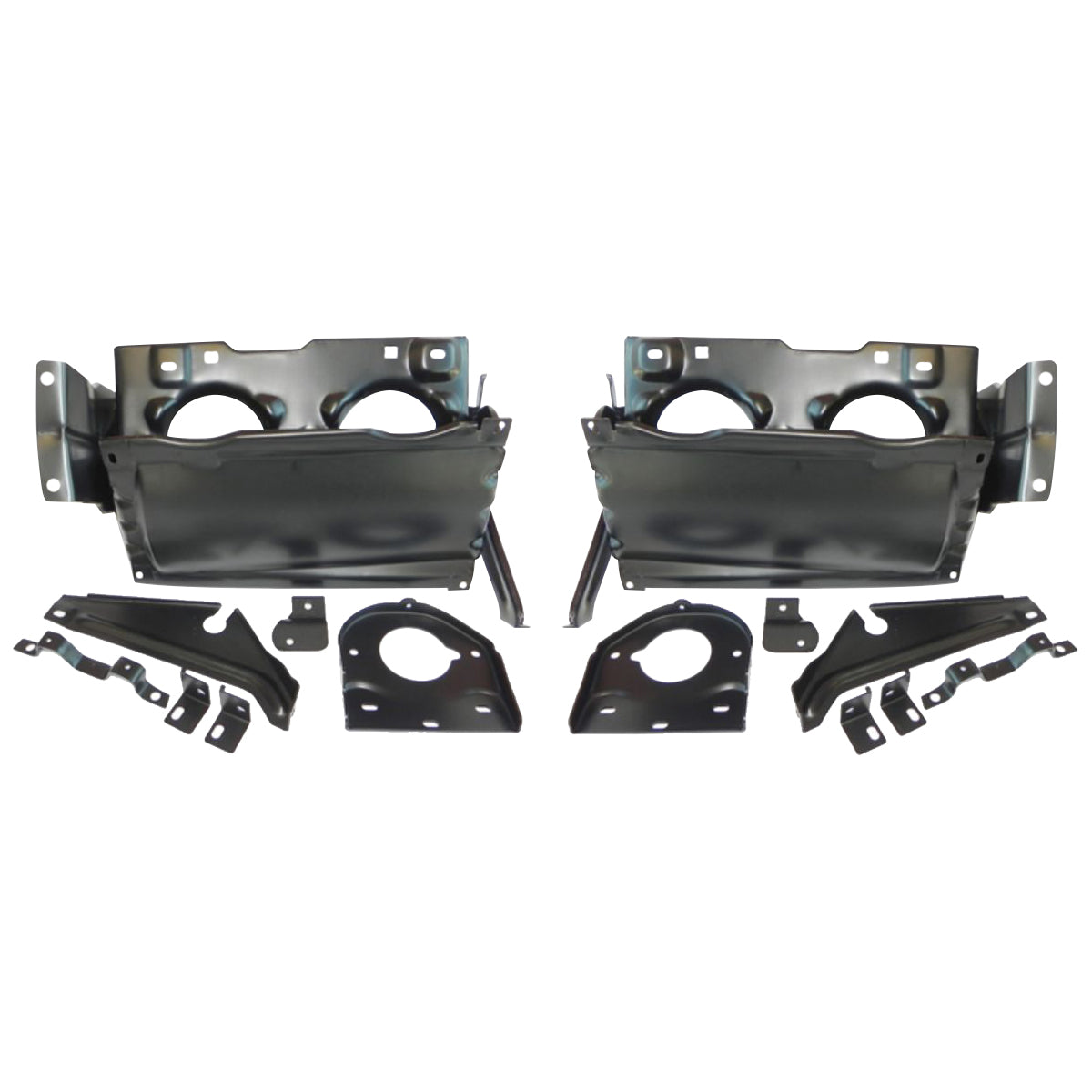 1968-69 Pontiac GTO Hideaway Housing and Bracket Set 14pc