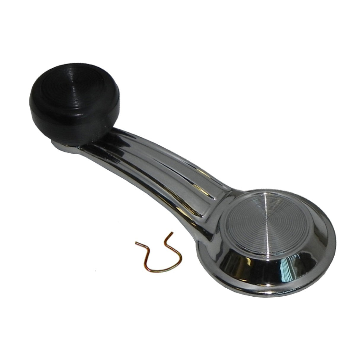 1968-77 GM Door Window Handle With Black Knobs 1pc