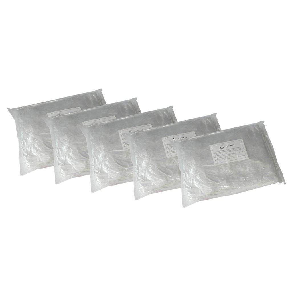 Plastic Car Cover, 5pc