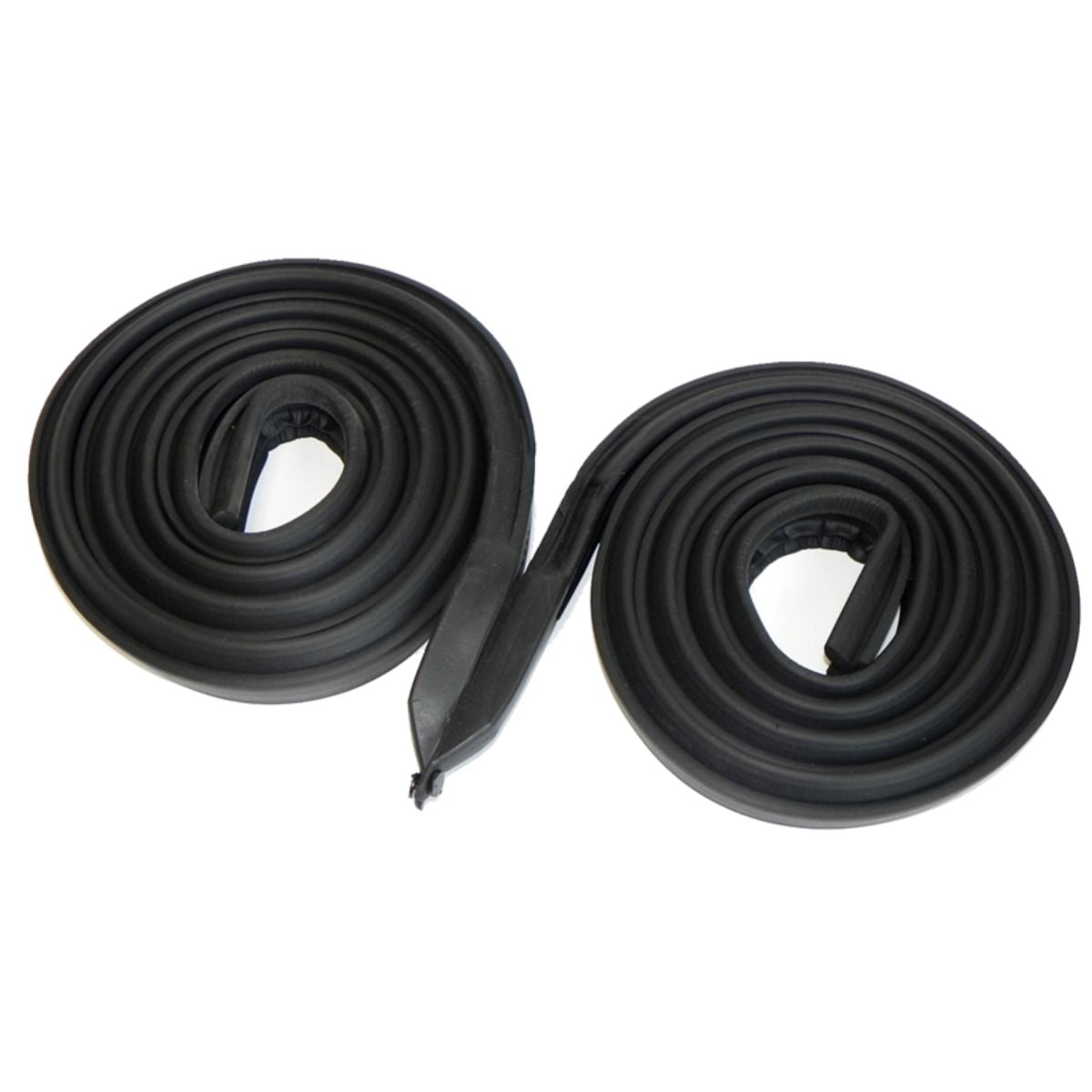 1966-67 GM A-Body 2 Door Hard Top Side Roof Rail Weather Strips 2pc