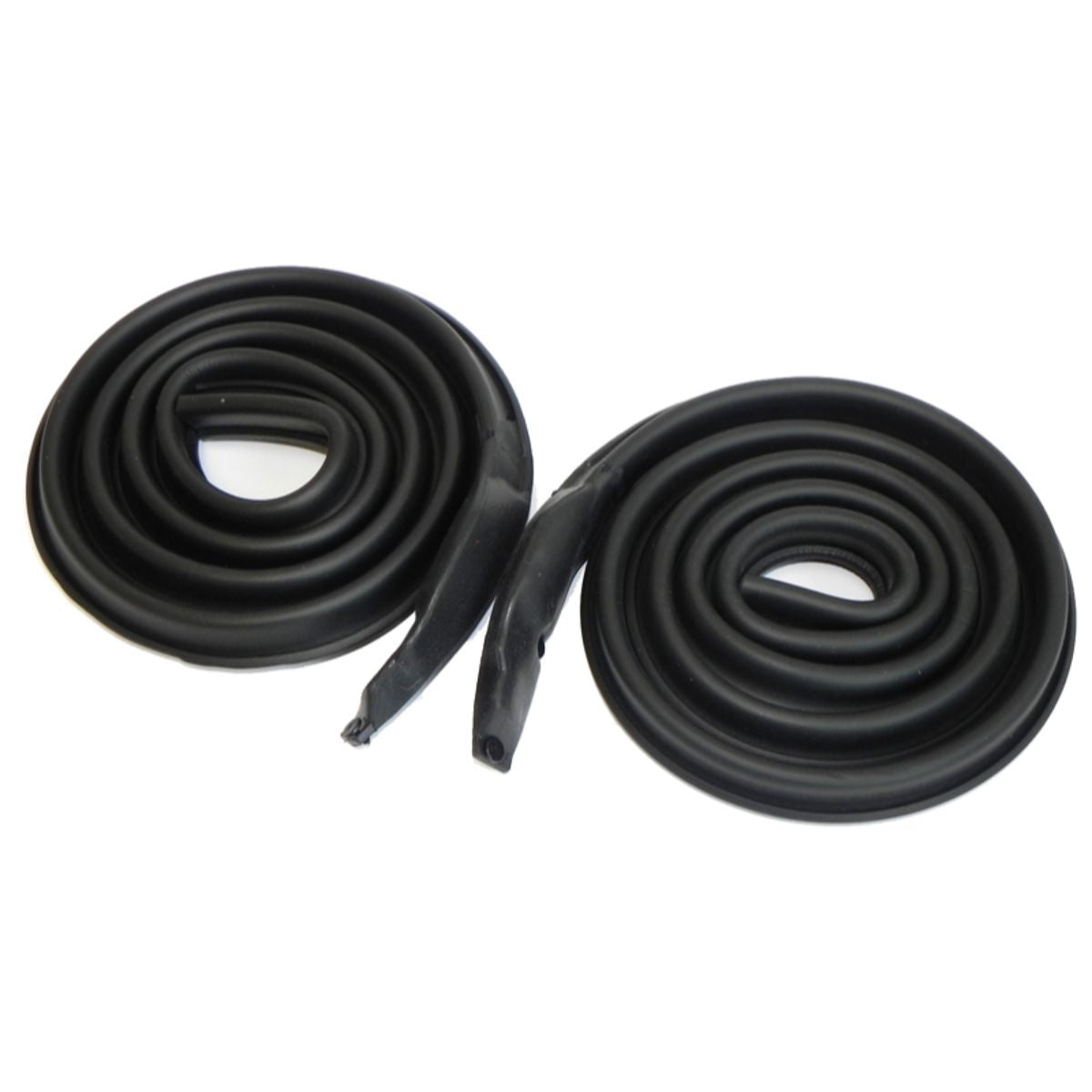 1969-72 GM A-Body 2 Door Hard Top Side Roof Rail Weather Strips 2pc