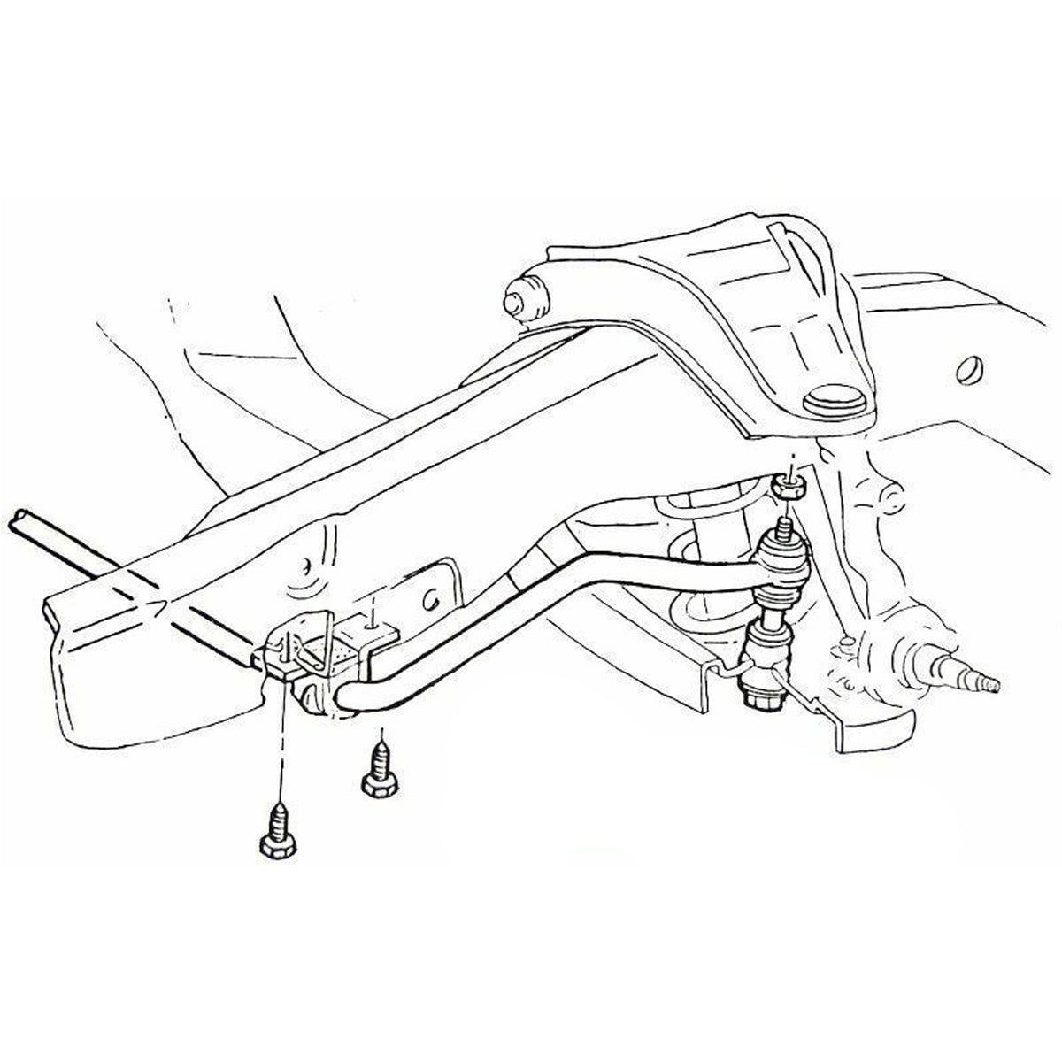 1964-1977 GM A-body, 1967-1975 F-body, 1968-1974 X-Body Factory Exact 1-1/8" Sway Bar Bushing 2pc