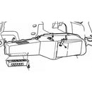 1968-72 GM A-Body Chevelle GTO 442 GS Non AC Heater Box Cable Brackets 3pc