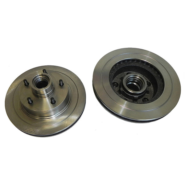 1973-81 GM A-Body F-Body X-body Front Rotor With Wear Groove 2pc
