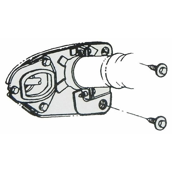 1964-1967 GM A-body Automatic Trans Steering Column to Firewall Plate Bolts 7pc