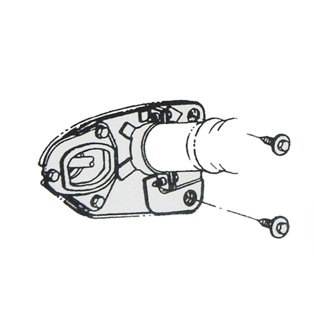 1964-1967 GM A-body Manual Trans Steering Column to Firewall Plate Bolts 7pc