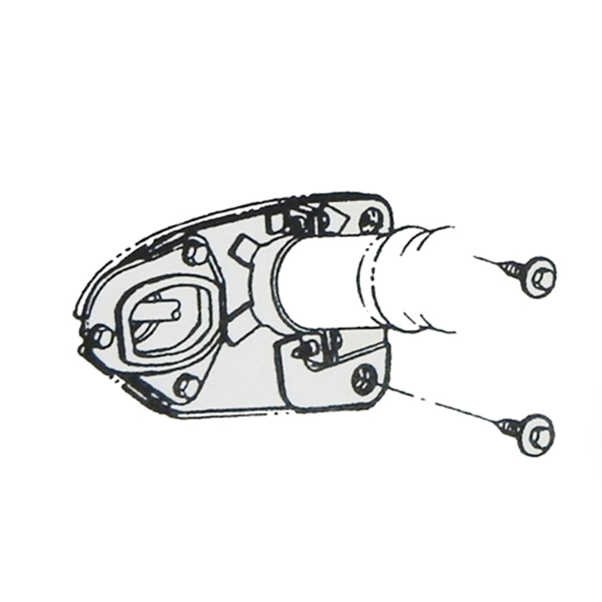 1964-1967 GM A-body Manual Trans Steering Column to Firewall Plate Bolts 7pc