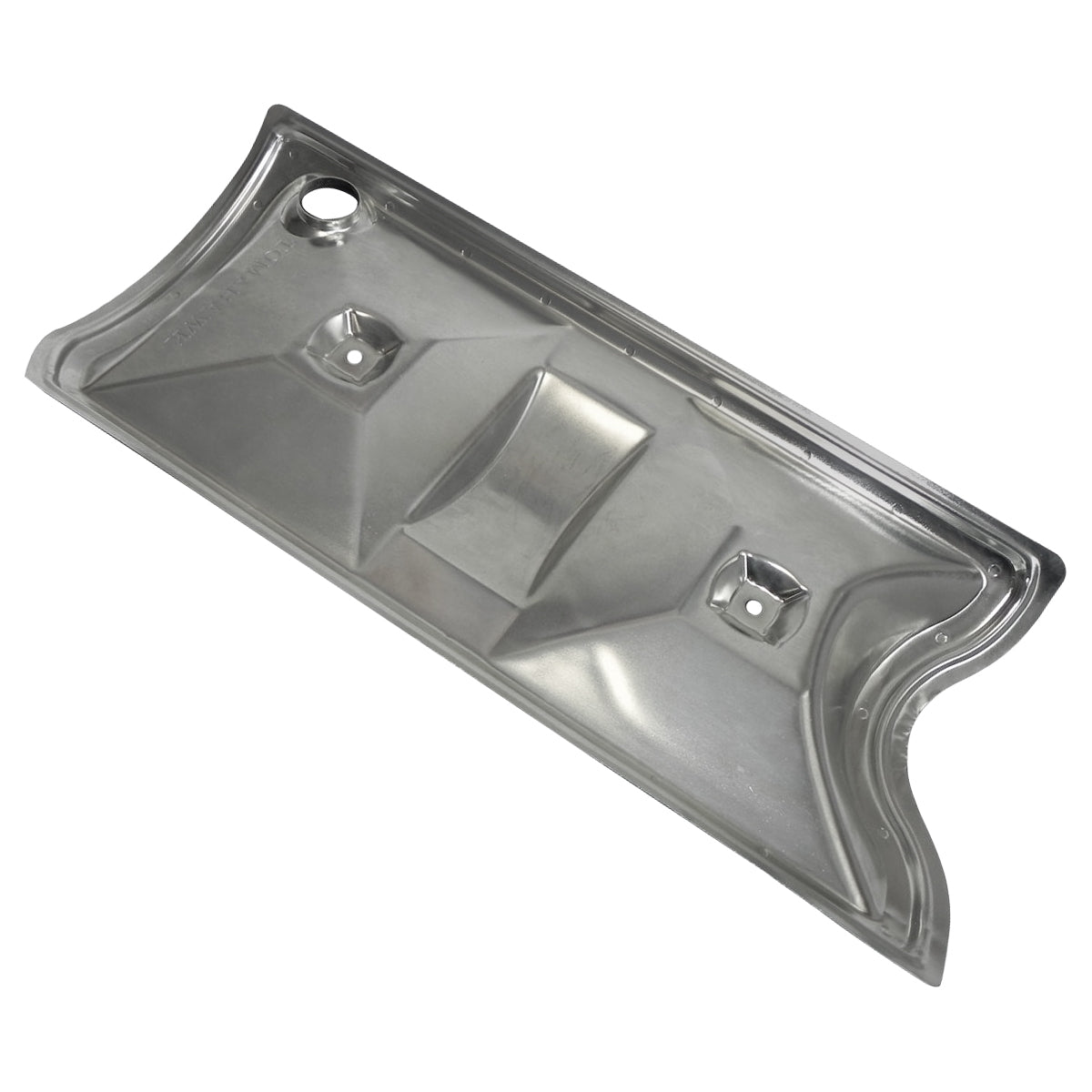 1968-1972 Pontiac, All Models, V8 Engine Intake Valley Pan Silver Zinc 1pc
