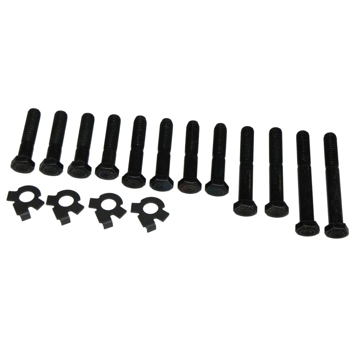 1967-69 Pontiac FIrebird Full Size Car Long Branch Exhaust Manifold Bolts And Locks 15pc