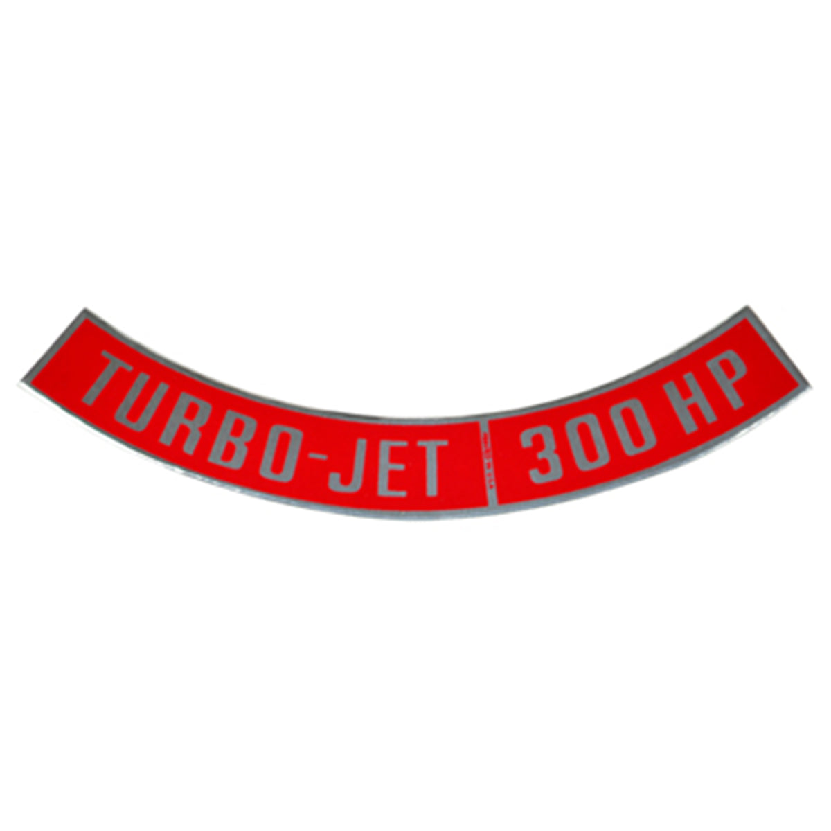 Turbo - Jet 300 HP Big Block Air Cleaner Decal.