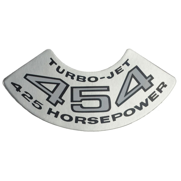 Turbo - Jet 454/425 HP Big Block Air Cleaner Decal
