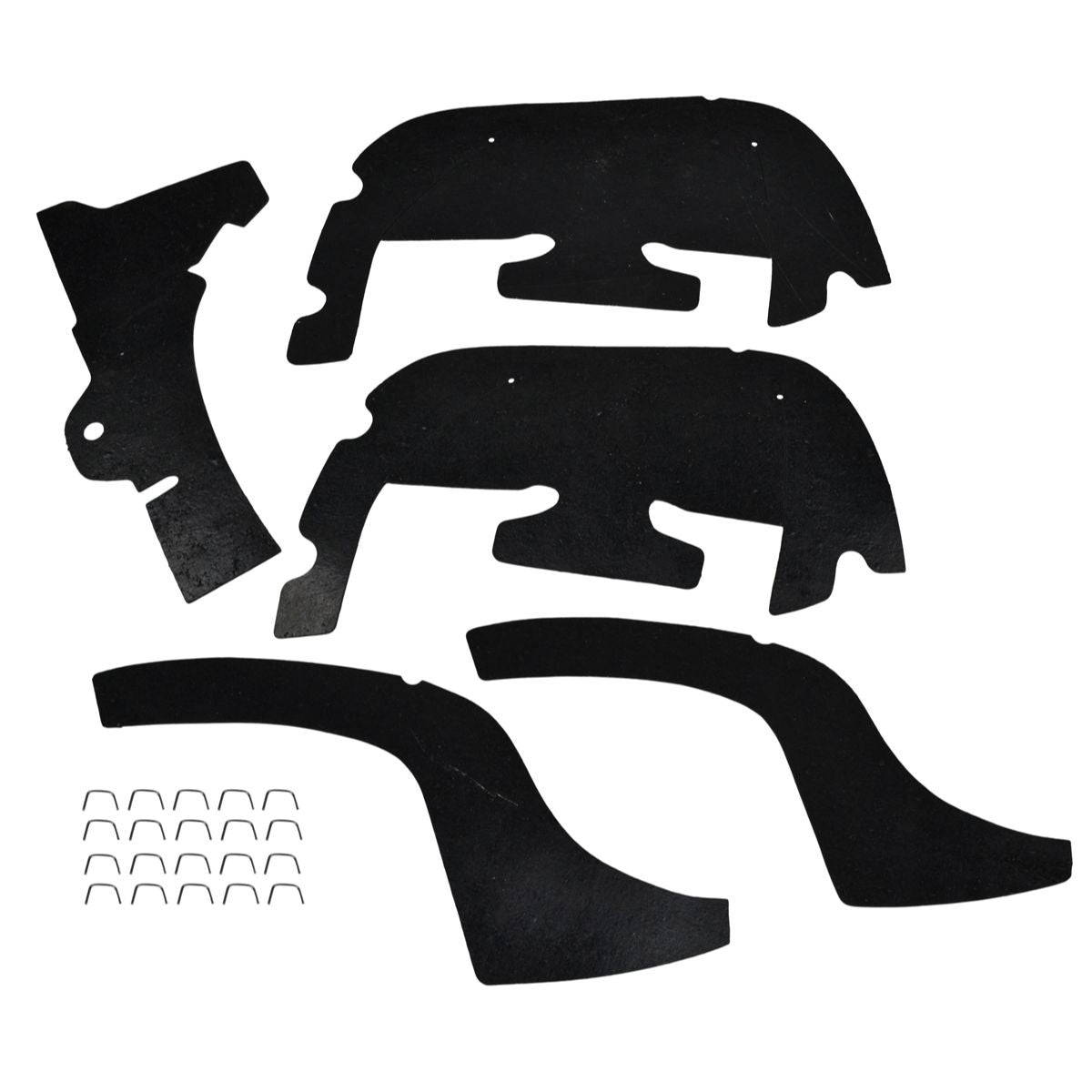 1967-68 Camaro 5 Piece A-Arm Shields with Staples