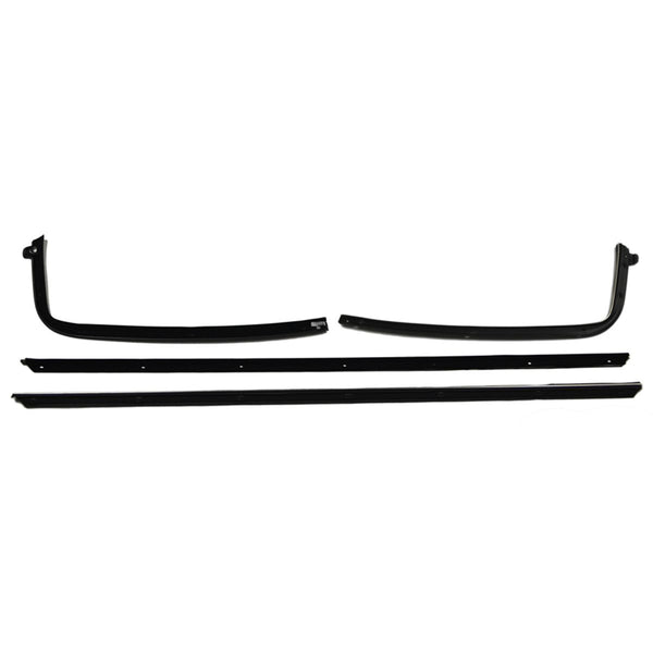 1970-72 Chevrolet Chevelle Coupe / Hardtop Outside Window Fuzzies at Door / Window Edge 4pc