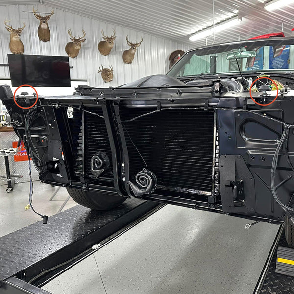 1966-79 Pontiac (All Models) Hood At Core Support Hood Bumpers Stops 2pc