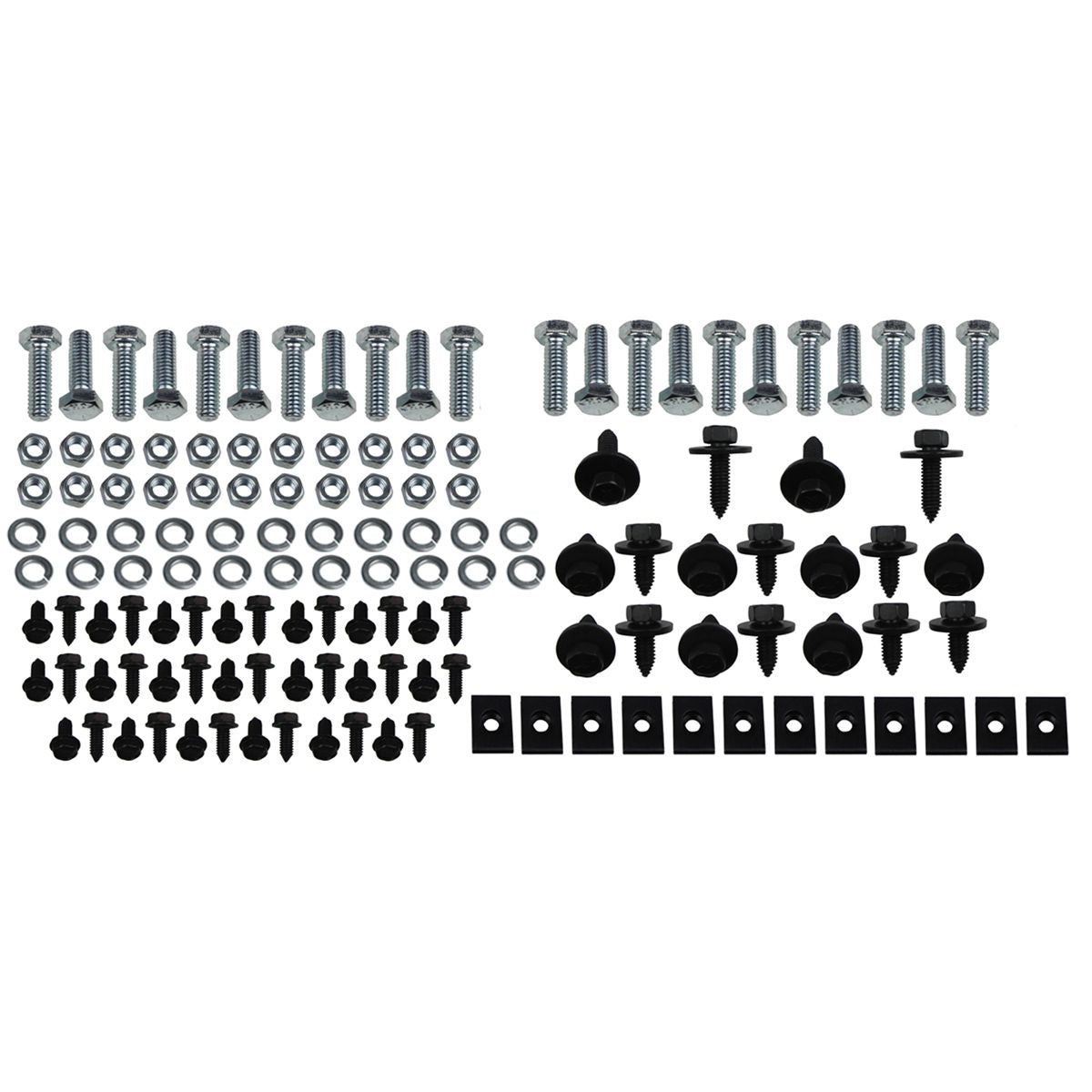 1962-67 Chevrolet Chevy II Nova Front Sheet Metal Mounting Hardware 104pc