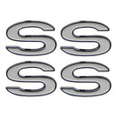 1969-72 Chevrolet Chevelle "S" Fender Emblems, 4pc