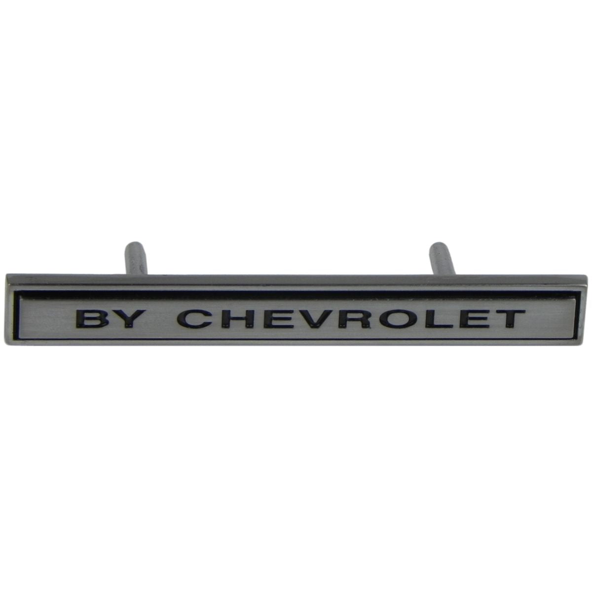 1969 Chevrolet Chevelle "By Chevrolet" Header Emblem With Mounting Hardware 1pc