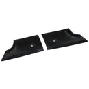 1968-72 Chevrolet Chevelle Monte Carlo Rear Package Tray Lower Corner Trim Black 2pc