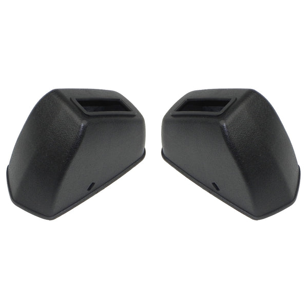 1967-72 GM A-Body Deluxe Seat Belt Retractor Covers Black 2pc