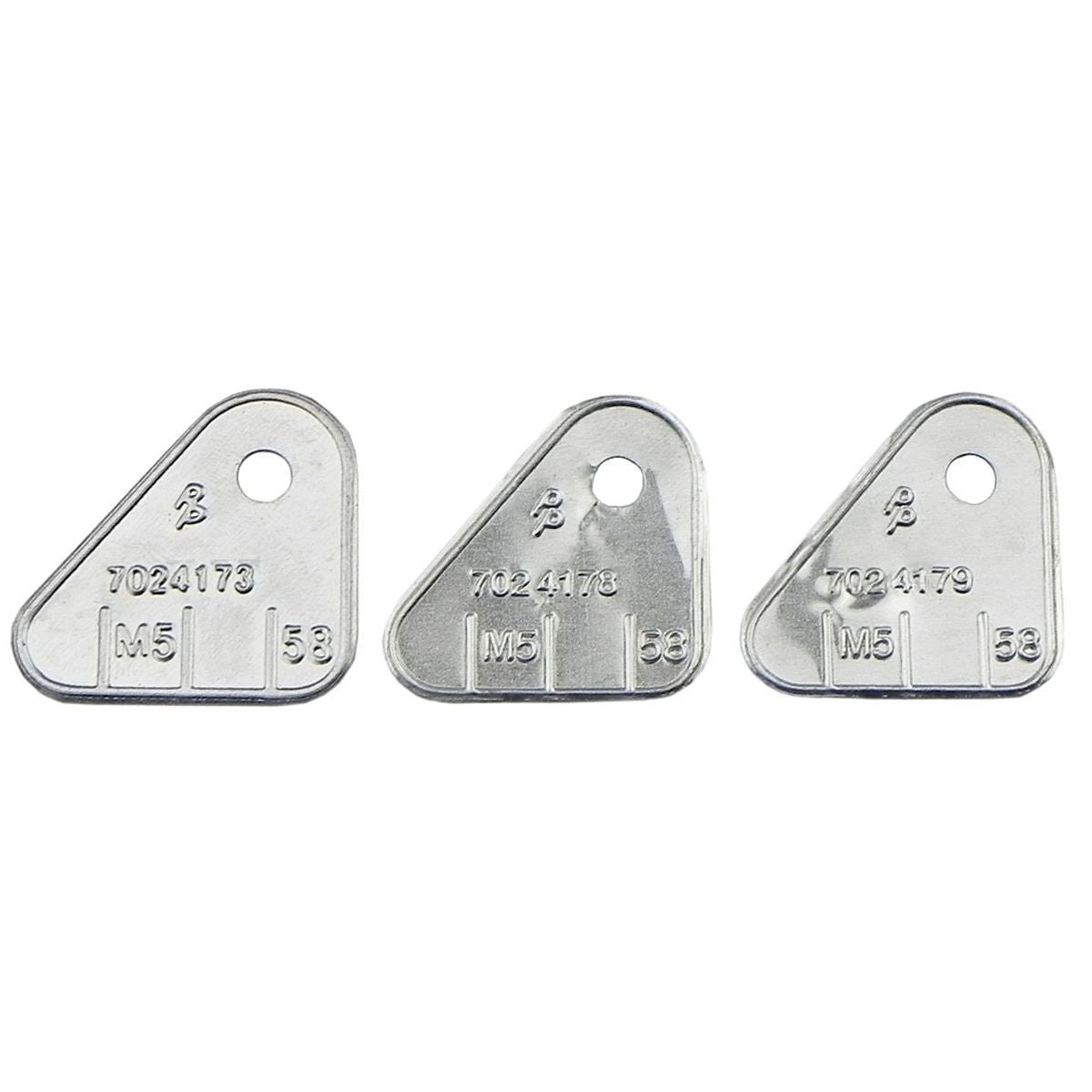 1964 Pontiac GTO Tripower Carburetor Identification Tags, Automatic Transmission