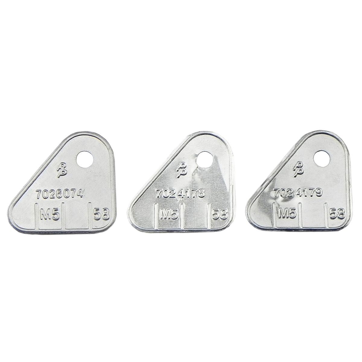 1966 Pontiac GTO Tripower Carburetor Identification Tags, Automatic Transmission