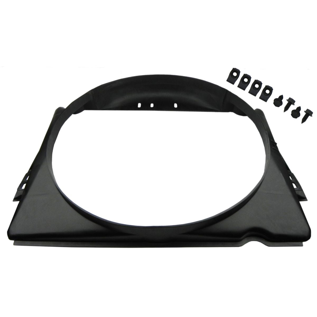 1964-67 Pontiac A-Body Radiator Fan Shroud With Mounting Hardware For Cars With AC 9pc