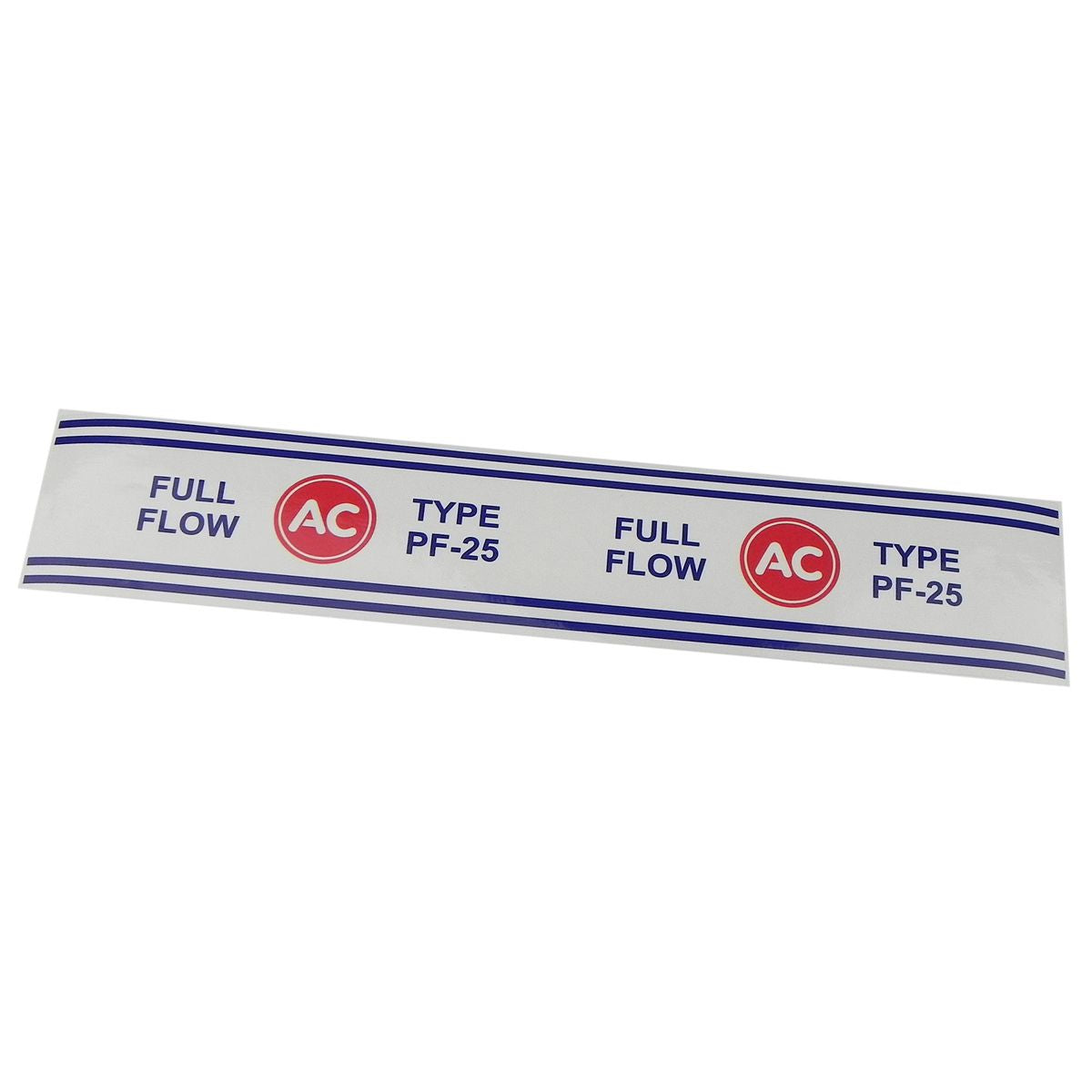 1960-79 GM PF-25 Oil Filter Decal