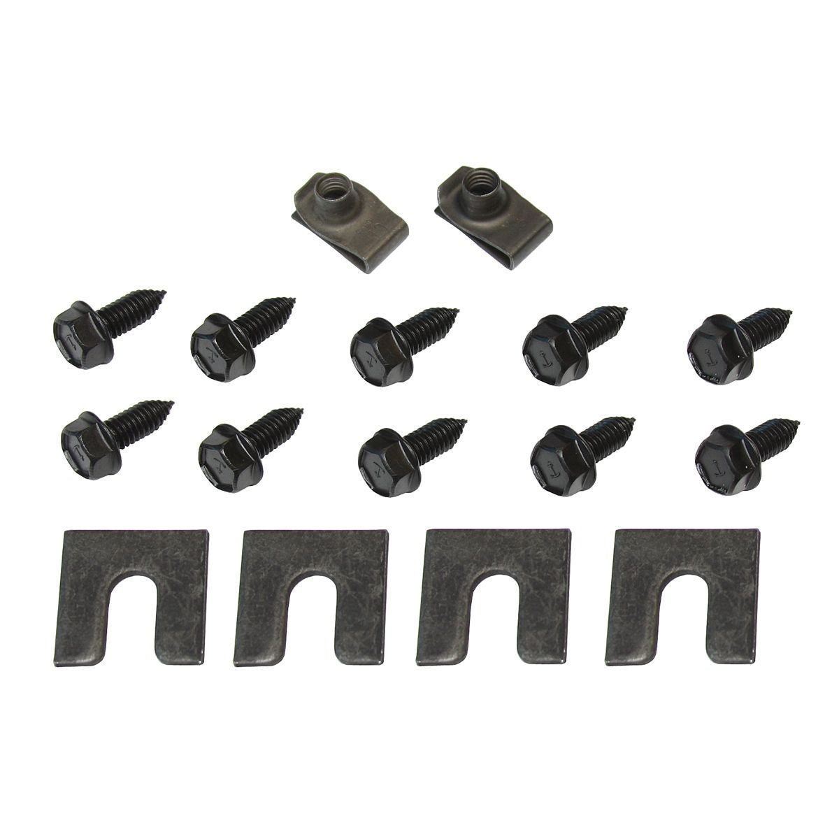 1966-67 Oldsmobile Cutlass Fan Shroud Mounting Hardware 16pc