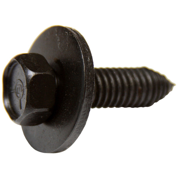 3/8" - 16 x 1 3/8" Sems Screw, 1.10" Washer. All GM Fender Bolt "E" Screw. Finish: Black Phosphate & Oil.