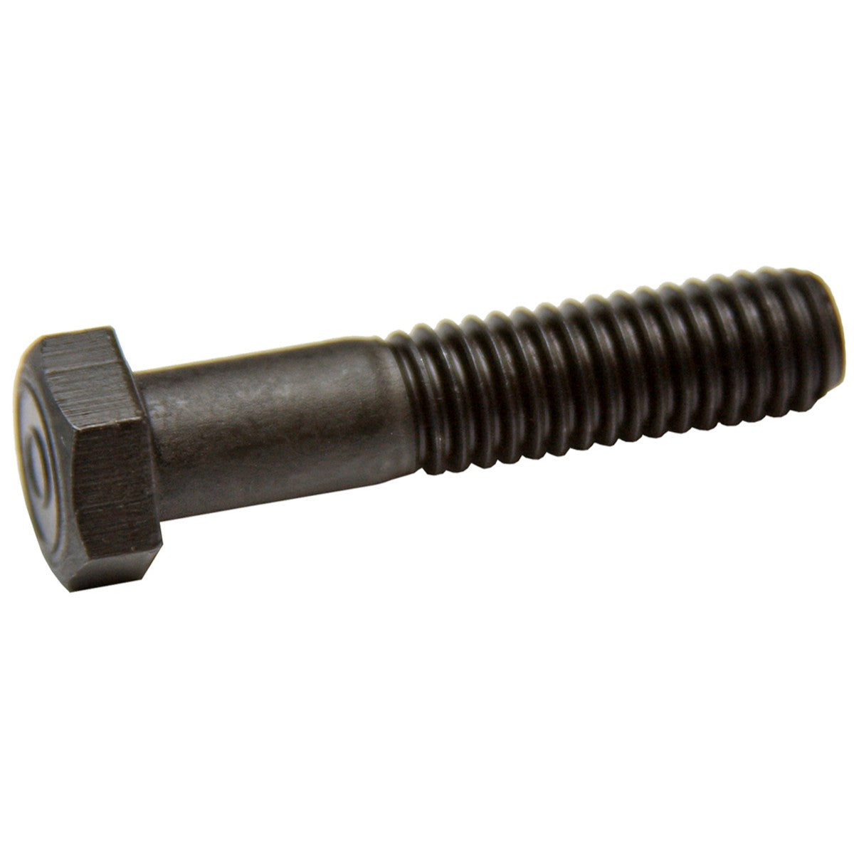 3/8" - 16 x 1.75" x 1 1/8" Thread, Grade 8 Hex Bolt, 9/16" Head. Pontiac Exhaust Manifold Bolt. Finish: Black Phosphate & Oil.
