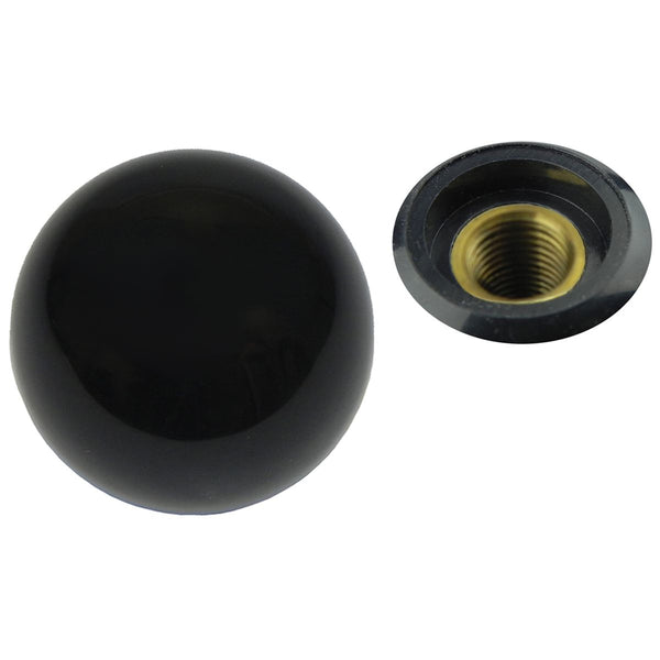 Black Hurst Gear Shift Knob. Fine thread no letters.