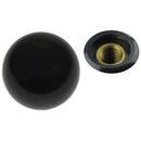 Black Hurst Gear Shift Knob. Fine thread no letters.
