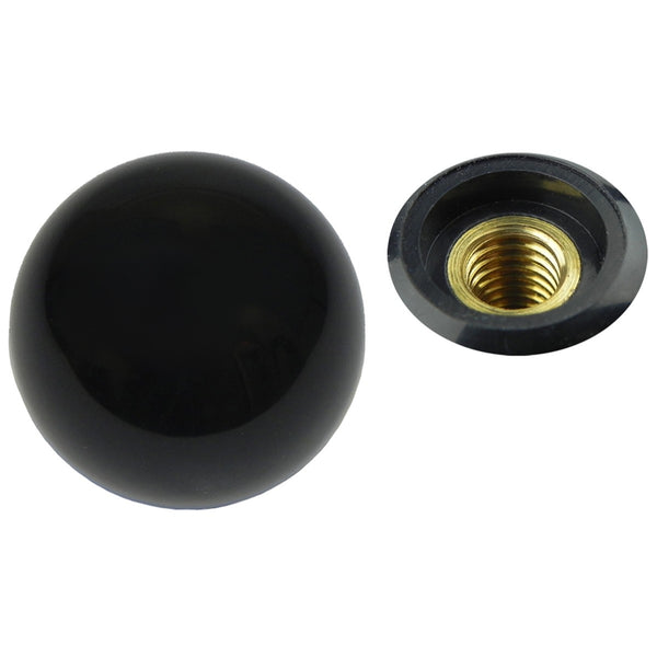 Black Hurst Gear Shift Knob. Coarse thread no letters.