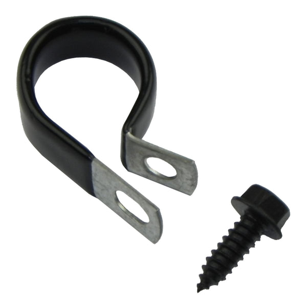 Oldsmobile Cutlass 442 A/C Hose to Fender Well. Clamp & Screw.