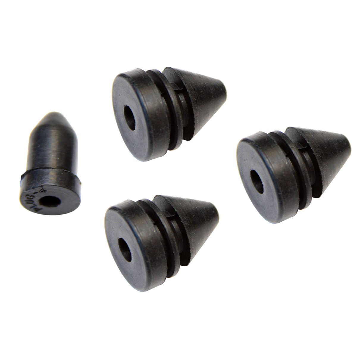 1962-72 GM Convertible Top Pump Plug and 3 Mounting Feet/ Grommets/ Insulators 4 pc