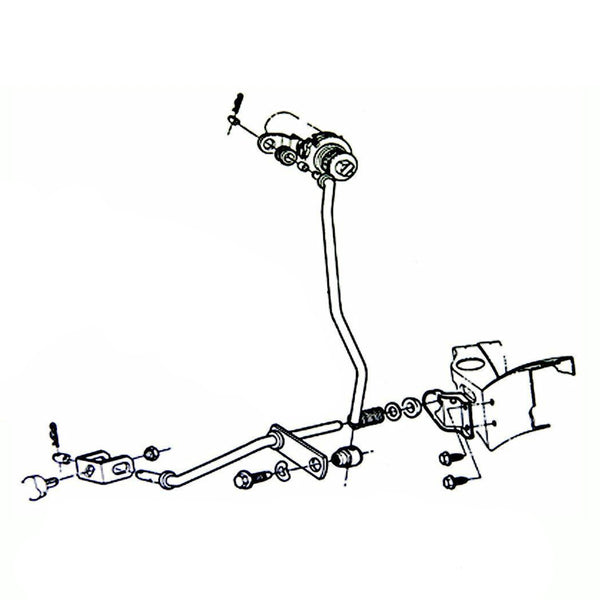 1969-72 GM A-Body Back Drive Frame Bracket 6pc