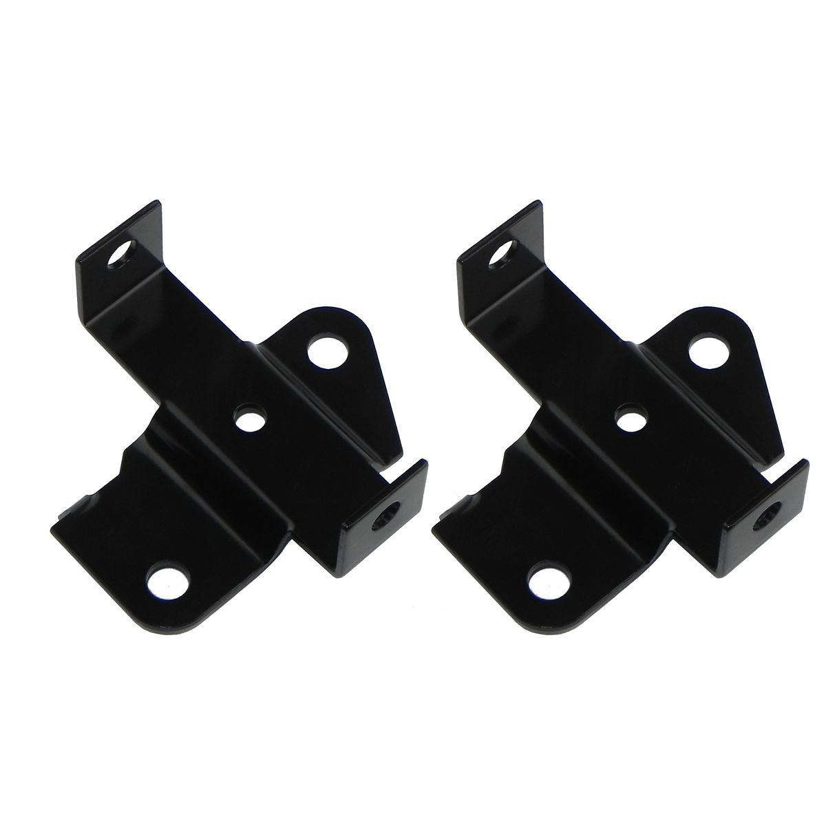 1964-67 Pontiac GTO, Lemans, & Tempest 4-Core Radiator Mounting Brackets, 2pc